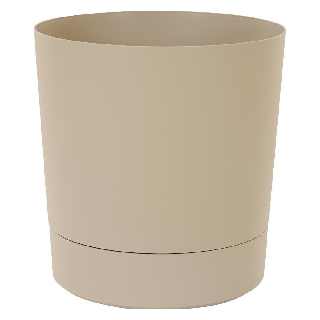 Siena Garden Pflanzgefässe TARIFA STONE 38 cm schwarz Betonoptik, Kunststoff, Ø 38 x 40 cm (38 x 40 cm) (12988)