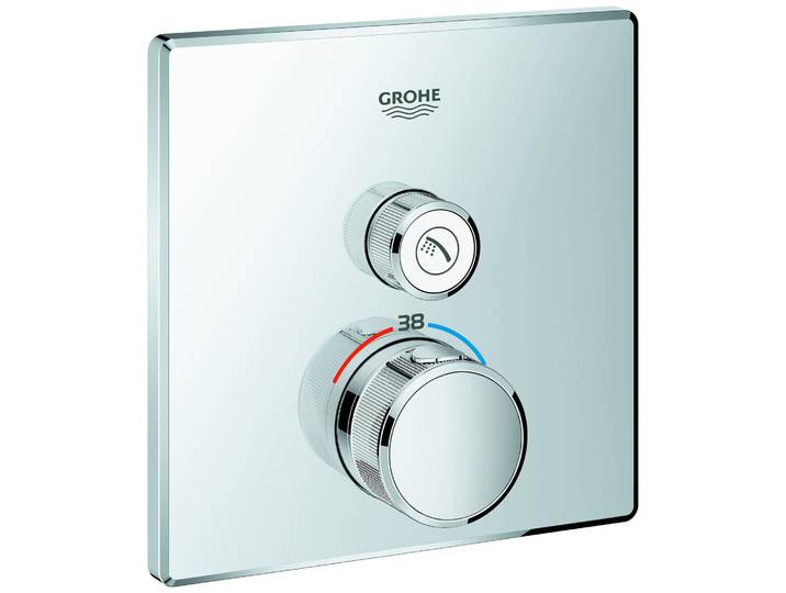 Thermostat Grohe Grohtherm SmartControl avec une vanne d'arrêt\, 29123000