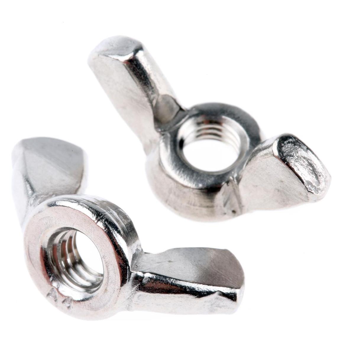 RS PRO Flügelmuttern A4 rostfrei M5 (M5) (2484337)