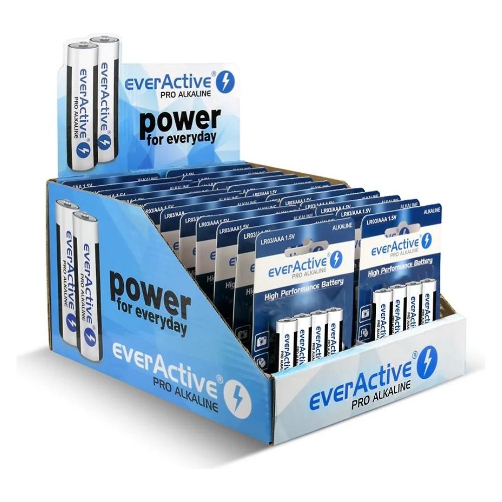 Everactive Anzeige LR03 AAA Pro Alkaline (24 Blister mit je 4 Stück) (AAA, 1250 mAh) (LR034BLPADIS)