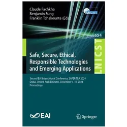 Safe, Secure, Ethical, Responsible Technologies and Emerging Applications, Fachbücher von Franklin Tchakounté, Claude Fachkha, Benjamin C. M. Fung