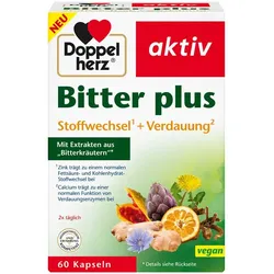 Doppelherz aktiv Bitter plus 60 St Kapseln