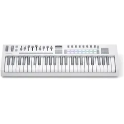 novation Launchkey 49 (Keyboard), MIDI Controller, Mehrfarbig, Weiss