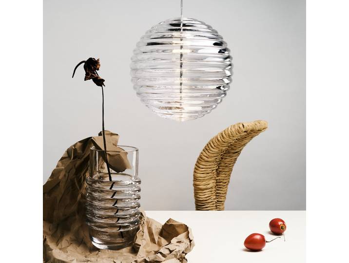 Press Pendelleuchte Sphere 2700K Clear - Tom Dixon Press Sphere - Wohnzimmer - Design - Glas - Kugel