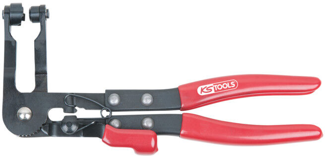 KS Tools Pince pour colliers de serrage coudée (115.1198)