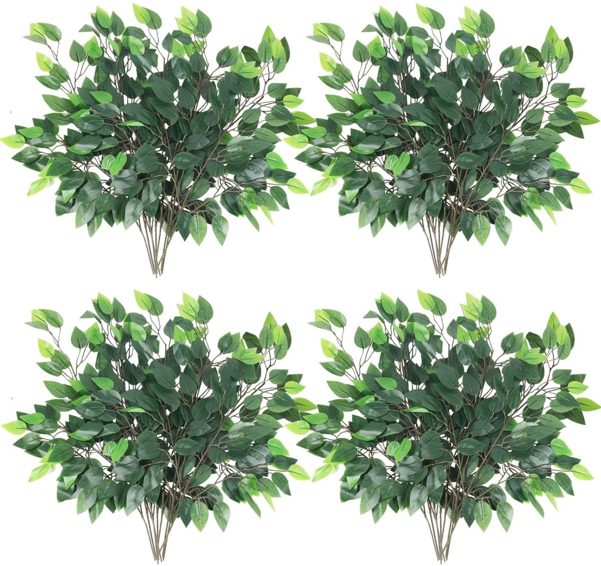 Merkloze kunstmatige Ficus takken voor decoratie, 62 cm