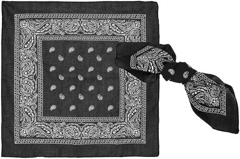 Bandana, schwarz, 2 Stück