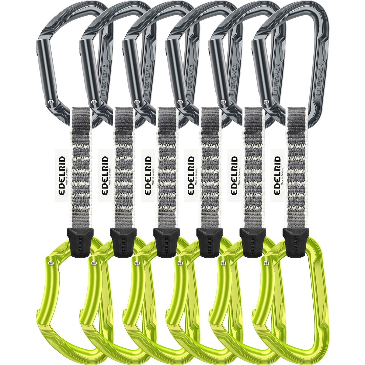Edelrid Pure Set Sixpack slate-oasis (627) 10 CM 737910106270