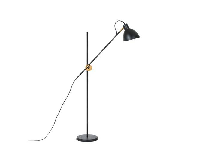 Konsthantverk Lampe sur pied KH1 noir mat, laiton brut