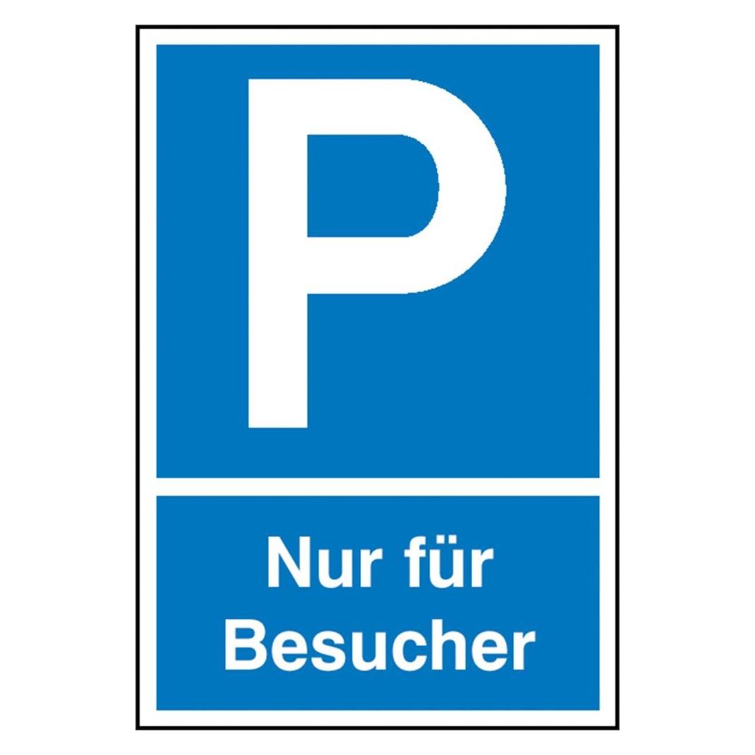 SafetyMarking Parkplatzschild P Nur für Besucher (52.5112)