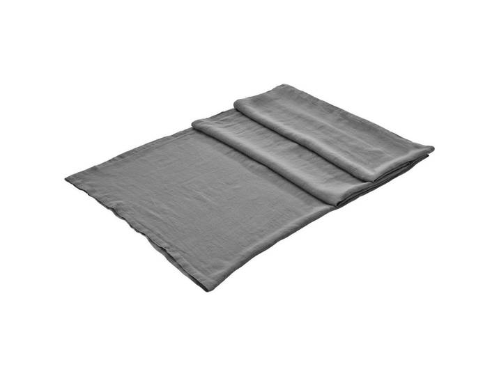Dieter Knoll Tischdecke, Graphitfarben, Textil, Uni, 170x300 cm, Made in Portugal, Heimtextilien, Wohntextilien, Tischwäsche