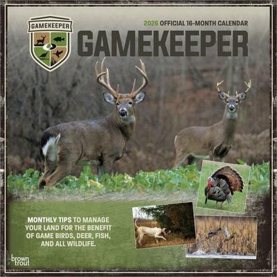 Mossy Oak Gamekeeper Official 2026 12 X 24 Inch (Hanging) Monthly Square Wall Calendar Plastic-Free