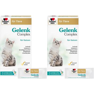 Doppelherz für Tiere Gelenk Complex Katzen Doppelpack 2x25 St Paste