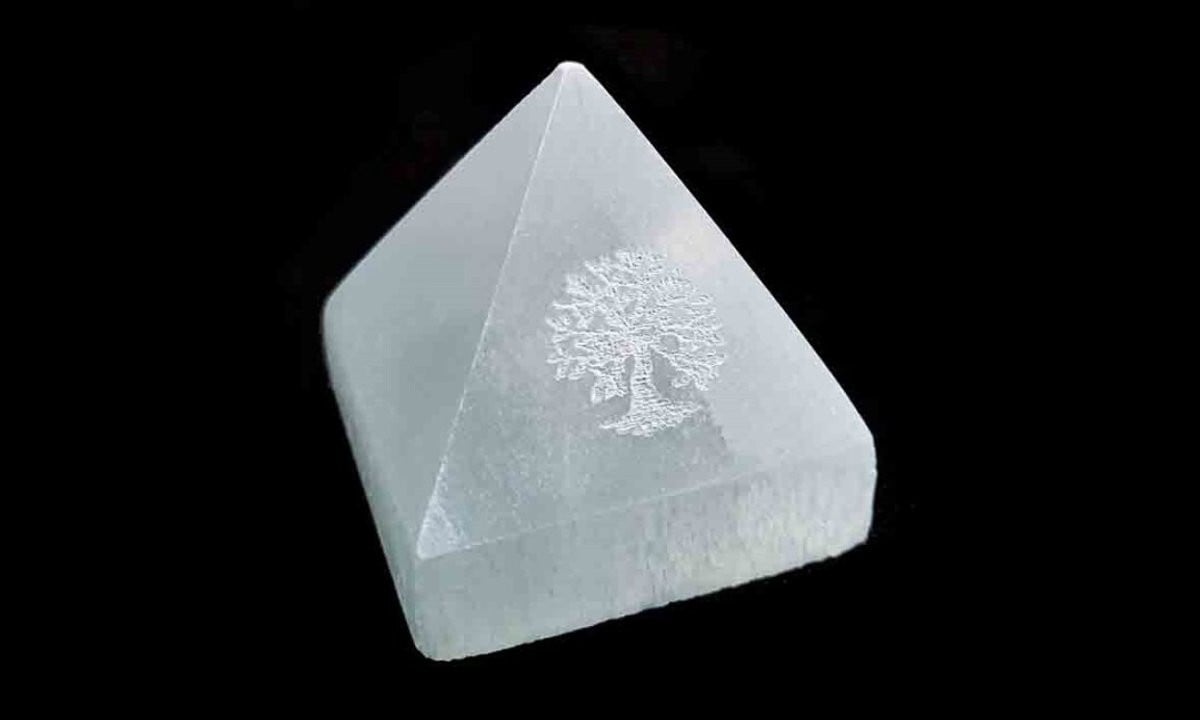 Ancient Wisdom Seleniet Piramide Levensboom 5 cm