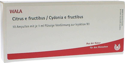 WALA Heilmittel GmbH CITRUS E FRUCTIBUS/Cydonia e fructibus Ampullen 10X1 ml 00426986