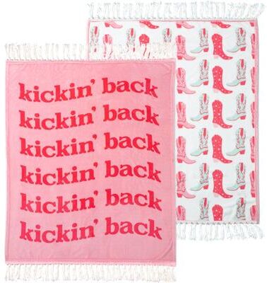 "Pavilion Kickin' Back 50"" x 60"" Royal Plush Blanket"