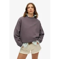 Superdry für Damen. W2012354A Old School Tattoo graues Sweatshirt (M), Lässig, Baumwolle