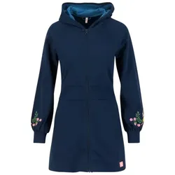 Blutsgeschwister Sweatjacke Bi Bim Butze - blue budgie fly XS