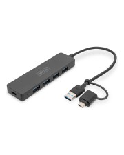 DIGITUS USB 3.0 Hub 4-Port Slim Line (DA-70235)