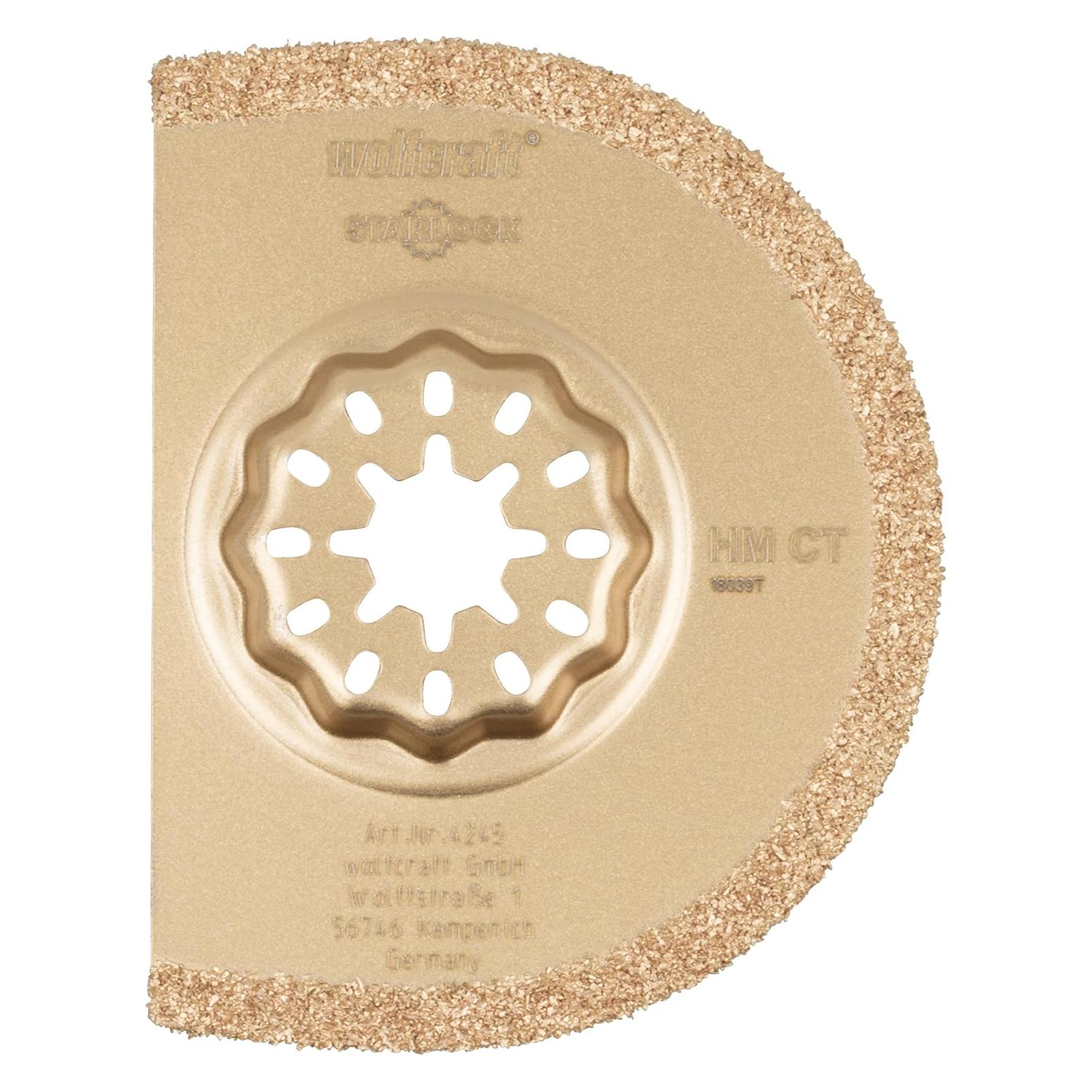 wolfcraft 1 Segmentblatt HM-bestreut, SL, Ø 75 mm (4245000)