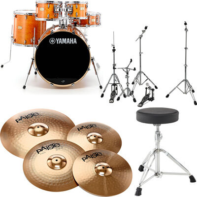 Yamaha Stage Custom Studio -HA Bundle Honey Amber