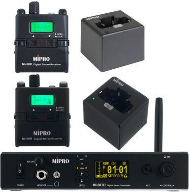 Mipro MI-58-DNT Twin Set Noir