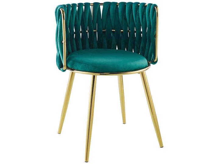 Kayoom Armlehnstuhl-Set, Grün, Rundrohr, 57x80x53 cm, Esszimmer, Stühle, Esszimmerstühle, Esszimmerstühle-Set