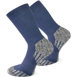 Normani, Unisex, Sportsocken, 2 Paar Coolmax Trekking-Funktionssocken (47 - 50), Blau