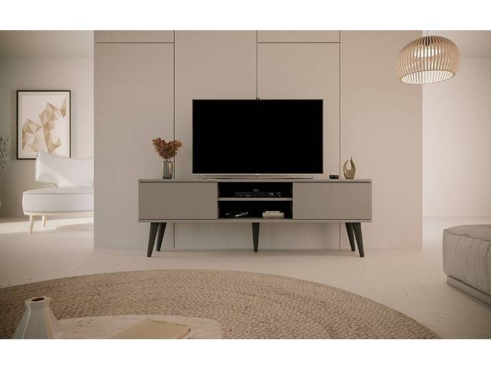 Meuble TV Babydreams 160 x 35cm Gris/Gris