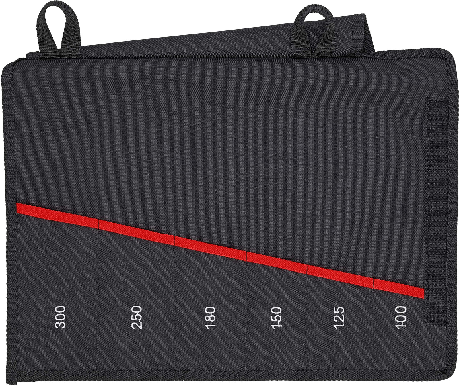 Knipex Kult rollentas voor tangsleutels 00 19 55 S4 LE zwart/rood met 6 compartimenten