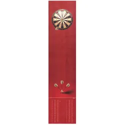 Dartteppich BRISTOL | Rot | 65x300cm