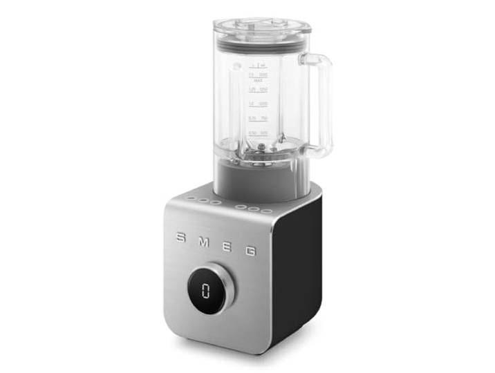 SMEG, Hochleistungsmixer BLC01BLMEU, 5 voreingestellte Programme, 9 manuelle Geschwindigkeitsstufen, Pause & Pulse-Funktion, Kunststoffgehäuse, rutschfeste Basis, 1400 W, Schwarz