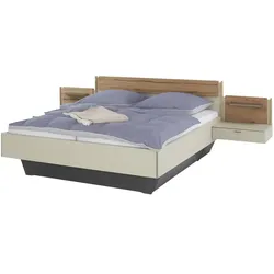 Bettanlage  Faro , creme , Maße (cm): B: 317,6 H: 96