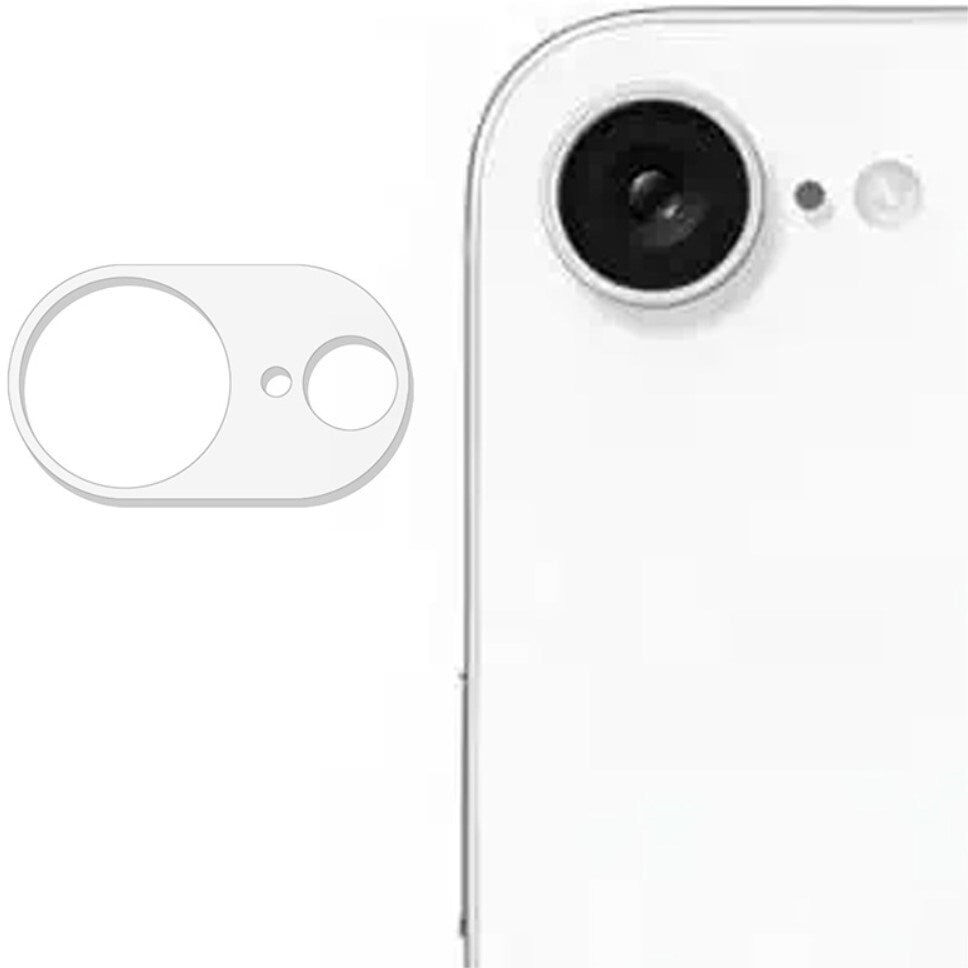 INCOVER iPhone 17e / 16e - Kameralinsebeskyttelsesglas - Gennemsigtig