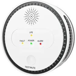Offgridtec Smart WiFi-Gassensor mit LCD & App | Akustischer und optischer Alarm für brennbare Gase