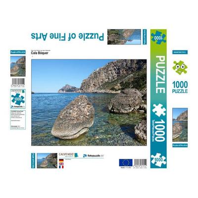 CALVENDO Puzzle Cala Bóquer | 1000 Teile Lege-Größe 64x48cm Foto-Puzzle für glückliche Stunden