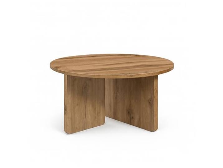 Dekori Möbel, FAVI Couchtisch, 60 oder 75 cm, minimalistisch und zeitlos (Wotan, 60 cm)