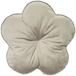 KISSEN-BLUME Samt&Sonders taupe 50 cm Ø