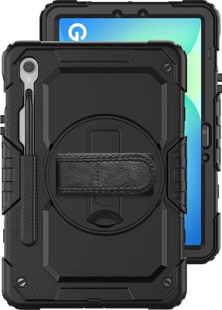 Just in Case Samsung Galaxy Tab S10 FE Plus Shockproof Case Zwart