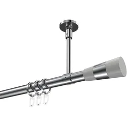 GARDINENSTANGE Sonette Tanara 100 cm, 1-läufig, 20 mm Ø Chrom