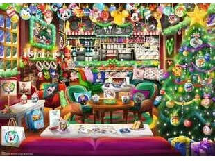 Ravensburger Disney Christmas Cafe 1000 Piece Jigsaw Puzzle for Adults