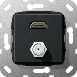 Gira UP Tragring HDMI und SAT 567510