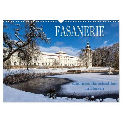 Fasanerie - schönstes Barockschloss Hessens (Wandkalender 2027 DIN A3 quer), CALVENDO Monatskalender