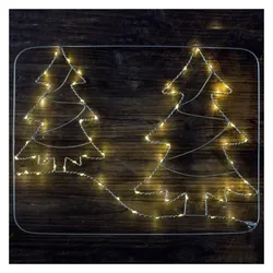 Tracon, Weihnachtsbeleuchtung, LED-Weihnachtsfensterdekoration