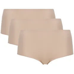 Chantelle Damen Taillen-Slip, 3er Pack - SoftStretch, nahtlos, unsichtbar, Einheitsgröße 36-44 Beige / One Size