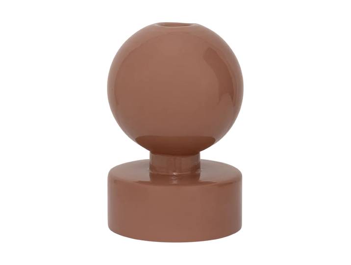 URBAN NATURE CULTURE Bougeoir Pallo B 13 cm Cameo brown