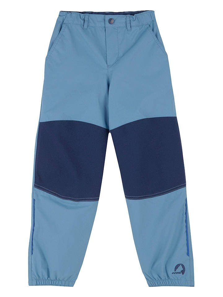 finkid Regenhose "Hirvi" in Hellblau/ Dunkelblau - 100/110