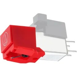 Audio-Technica ATN91R -vaihtoneula (Tonabnehmer), Plattenspieler Zubehör, Rot