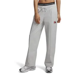 UNDER ARMOUR Sport Terry Trend Trainingshose Damen 014 - halo gray light heather/black L