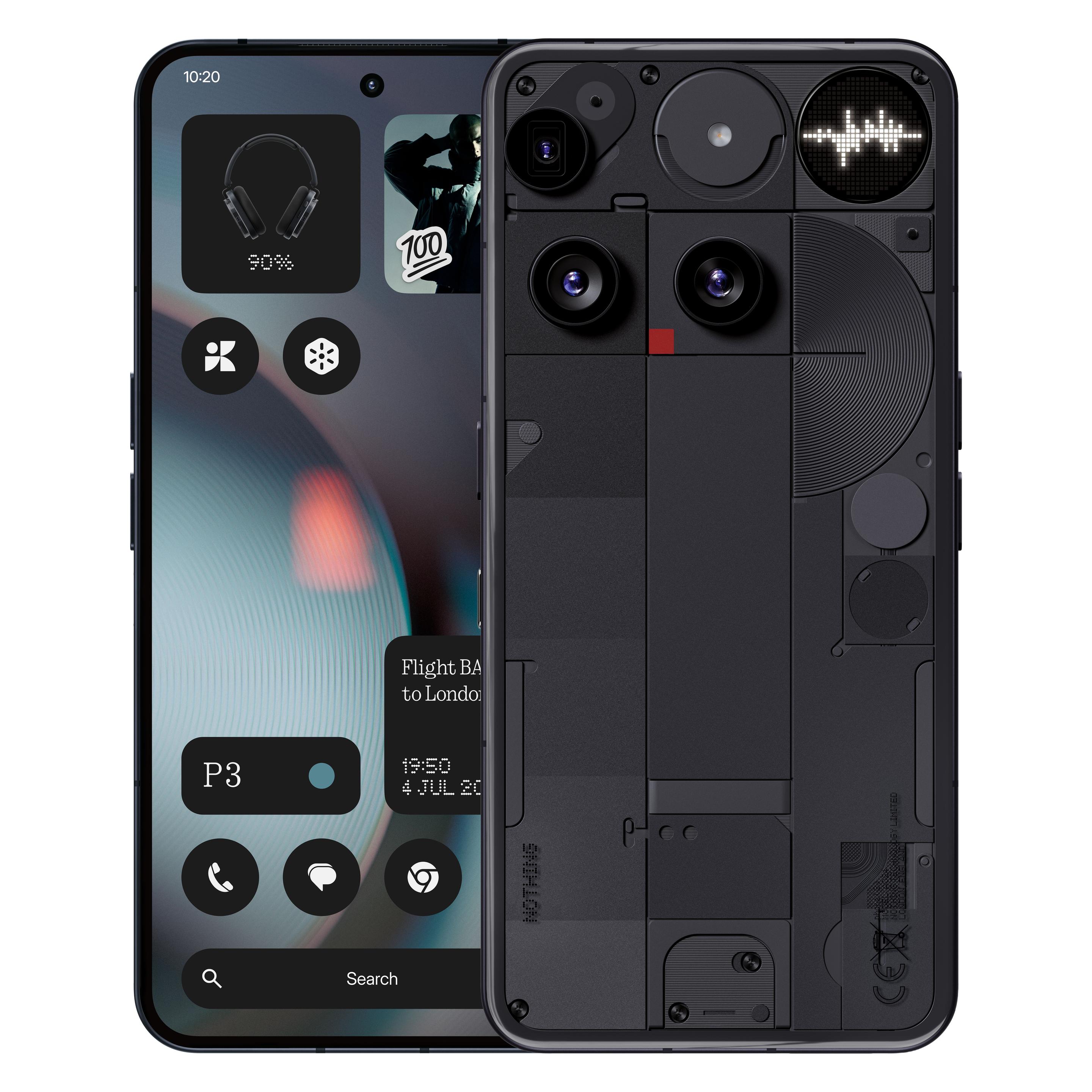 Nothing Phone (3) (256 GB, Black, 6.67", Dual SIM, 5G) (A10000022)